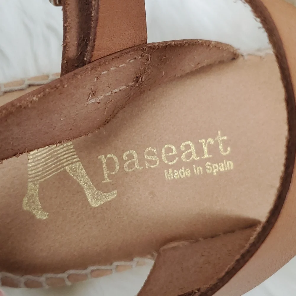 Apaseart Espadrille Sandals Women Size 8.5 US Euro 39